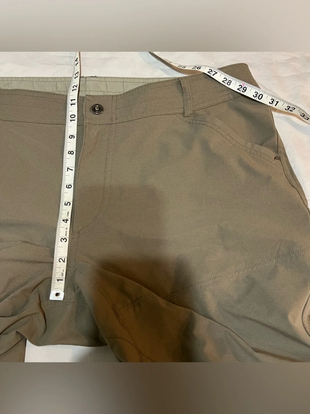 KÜHL Silencr Pants - Men's 40x30 - Khaki Grey‎ Technical Hiking Pants